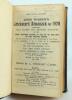 Wisden Cricketers’ Almanack 1926, 1927 and 1928. 63rd, 64th & 65th editions. All three handsomely bound in full black leather, lacking original paper wrappers, raised bands and title and date in gilt to spine. The first two editions complete and in good/ - 3