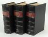 Wisden Cricketers’ Almanack 1929, 1930 and 1931. 66th, 67th & 68th editions. All three handsomely bound in full black leather, lacking original paper wrappers, raised bands and title and date in gilt to spine. The first two editions lacking advertising p - 4