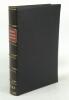 Wisden Cricketers’ Almanack 1942. 79th edition. Only 4100 paper copies were printed in this war year. Handsomely bound in full black leather, lacking original paper wrappers, raised bands and title and date in gilt to spine. Very good condition. Handwritt - 2