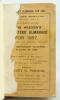 Wisden Cricketers’ Almanack 1896 and 1897. 33rd & 34th editions. Both bound in quarter leather binding, with original paper wrappers, gilt titles to spine. The 1896 edition with soiling and wear to wrappers, loss to the front wrapper edge near to the lowe - 2