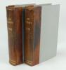 Wisden Cricketers’ Almanack 1896 and 1897. 33rd & 34th editions. Both bound in quarter leather binding, with original paper wrappers, gilt titles to spine. The 1896 edition with soiling and wear to wrappers, loss to the front wrapper edge near to the lowe - 3