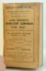 Wisden Cricketers’ Almanack 1907. 44th edition. Bound in quarter leather binding, with original paper wrappers, gilt titles to spine. Some wear and darkening to the wrappers, handwritten name of ownership to the top border of the front wrapper otherwise i