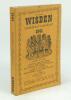 Wisden Cricketers’ Almanack 1941. 78th edition. Original limp cloth covers. Only 3200 paper copies printed in this war year. Minor mark to the front edge of the front cover, slight light creasing to rear cover otherwise in generally good/very good conditi