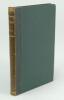 Wisden Cricketers’ Almanack 1867. 4th edition. Bound in black quarter leather with green boards, lacking original paper wrappers, with titles in gilt to spine, marbled page edge. Minor stain to top edge of the page block towards the end of the book otherw - 2