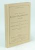 Wisden Cricketers’ Almanack 1879. 16th edition. Replica wrappers and spine, replica advertising pages otherwise original and complete. The title page of the 1879 edition signed in ink by Sir Pelham Francis Warner. Middlesex and England 1894-1929. Very goo