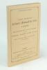 Wisden Cricketers’ Almanack 1881. 18th edition. Replica wrappers and spine, replica advertising pages otherwise original and complete. Formerly from the library of Sir Pelham Francis Warner. Middlesex and England 1894-1929. Very good condition