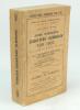 Wisden Cricketers’ Almanack 1907. 44th edition. Original paper wrappers. Wear, soiling and age toning to wrappers and spine paper, very minor repairs to front wrapper otherwise in good condition