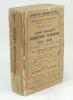 Wisden Cricketers’ Almanack 1908. 45th edition. Original paper wrappers. Wear, soiling, staining and age toning to wrappers and spine paper, front wrapper becoming detached at the lower edge otherwise in good condition