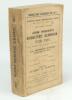 Wisden Cricketers&rsquo; Almanack 1911. 48th edition. Original paper wrappers. Small minor repair and restoration to the top corner of the front and rear wrappers, wear and loss to spine paper otherwise in good condition
