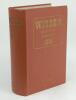 Wisden Cricketers’ Almanack 1950. Original hardback. Some slight dulling to gilt titles, some browning to first and last advertising pages otherwise in good/ very good condition