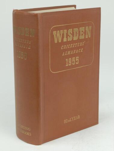 Wisden Cricketers’ Almanack 1955. Original hardback. Very good condition