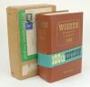 Wisden Cricketers’ Almanack 1963. Original hardback. Very good condition. The book presented in its original ‘Sporting Handbooks Ltd’ postal box with the original receipt to a William Hague of Sheffield. The book has its original wrap-around blue advertis