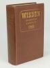 Wisden Cricketers’ Almanack 1940. 77th edition. Original hardback. Some wear to front internal hinge, breaking to rear hinge, ex-libris (Southwark Library) with library hand stamps to at least 14 pages, the stamps mainly small and circular, two are slight