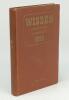 Wisden Cricketers’ Almanack 1944. 81st edition. Original hardback. Only 1500 hardback copies were printed in this war year. Dulled gilt titles on spine paper, minor marks to front board and spine, some wear to internal hinges otherwise in good condition. 