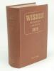 Wisden Cricketers’ Almanack 1956. Original hardback. Some slight dulling to gilt titles on the spine, some browning to the first advertising pages otherwise in good/very good condition