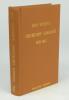 Wisden Cricketers’ Almanack 1943. Willows softback reprint (2000) in light brown hardback covers with gilt lettering. Limited edition 72/500. Very good condition