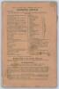 ‘The Guide to Cricketers containing full directions for playing the noble and manly game of Cricket...’ 1856. Compiled and Edited by Frederick Lillywhite. Published by Lillywhite and Wisden, Leicester Square, London 1856. 9th Edition. 8vo. Original paper - 2