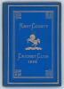 Kent County Cricket Club Annual 1898. Hardback ‘blue book’. Original decorative boards. Gilt titles and to all page edges with Kent emblem to centre. Printed by Cross & Jackman, Canterbury. Blind embossed bookplate ‘Library of Michael Beer’ to title page.