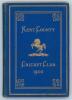 Kent County Cricket Club Annual 1903. Hardback ‘blue book’. Original decorative boards. Gilt titles and to all page edges with gilt Kent emblem to centre. Printed by the Kentish Express (Igglesdon & Co) of Ashford 1903. Some age toning/ darkening and wear