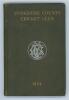 Yorkshire C.C.C. Annual 1894. 2nd year of issue. 136pp. Edited by J.B. Wostinholm. J. Robertshaw, Sheffield, printer. Original olive boards with titles in gilt to front board and white ‘Y.C.C.’ emblem to centre, gilt to page edges. Ownership signature to 