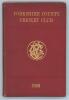 Yorkshire C.C.C. Annual 1896. 4th annual issue. 136pp plus sixteen ‘notes’ pages as issued. Edited by J.B. Wolstinholm. J. Robertshaw, Sheffield, printer. Original maroon boards, gilt titles to front board and spine paper with Yorkshire emblem to centre, 