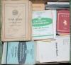 English and Australian Cricket League and Association handbooks/ yearbooks 1930s-1990s. Box comprising a large selection of over eighty annuals, handbooks, memberships cards etc. Includes South Australian Cricket Association Year Books for seasons 1935/36 - 2