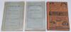 &lsquo;The Sportsman&rsquo;s Pocket Book&rsquo; 1878, 1879 and 1884. Published by &lsquo;The Sportsman&rsquo;s Office&rsquo;, London. Three issues, the 1878 in original paper wrappers, possibly with repaired spine, the 1879 with apparent facsimile wrappers, both with some cricket content, t
