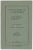 ‘The Making of a Cricketer... with an introduction by The Hon. R.H. Lyttleton’. Reprinted from the Times. London 1919. 15pp. Original card wrappers. Note to inside from Irving Rosenwater ‘The Four reprinted articles are by H.S. Altham’ (Harry Altham, Surr