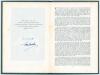 ‘Roy Marshall. A Biographical Note’. John Arlott. Boscombe Printing Co. 1961. Privately printed. 16 pages. Limited edition of fifty copies produced for Roy Marshall’s Benefit Fund, of which this is no. 11, signed by the author, Arlott. Rare. Minor foxing - 2