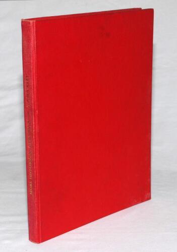 &lsquo;More Historical Gleanings&rsquo;. Compiled by G.B. Buckley 1956. 105pp. Photocopy from the original in the M.C.C. Library, in red card wraps, bound in red cloth with gilt title to spine. Bookplate of A.E. Winder to inside front cover with pencil annotation in 