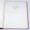 &lsquo;More Historical Gleanings&rsquo;. Compiled by G.B. Buckley 1956. 105pp. Photocopy from the original in the M.C.C. Library, in red card wraps, bound in red cloth with gilt title to spine. Bookplate of A.E. Winder to inside front cover with pencil annotation in - 2