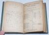 ‘The Public School Matches... of Eton, Harrow and Winchester’. A collection of eight varying editions compiled by Arthur Haygarth. ‘From 1805 to 1852 Inclusive’, published by F. Lillywhite, London 1853. Original green card wrappers, later bound in green c - 15