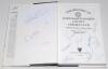 ‘The History of Northamptonshire County Cricket Club’. Matthew Engel & Andrew Radd. Christopher Helm, London 1993. Hardback with dustwrapper. Profusely signed with approx. two hundred signatures to the pages, inside covers, endpapers, title pages and thro - 3