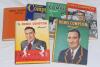 Cricket books. Selection of seven Denis Compton Annuals from the 1950s, six with original dustwrappers, signed autobiographies and books by Bailey, Brearley, Pieterson, Graveney, Close, Vaughan, Viv Richards, Flintoff, Botham, Gower, Miandad etc. Other bo