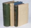 Cricket biographies, histories and magazines. Five hardback titles. ‘Chats on the Cricket Field’, W.A. Bettesworth, London 1910. Original green cloth, gilt titles to front and spine. Good/ very good condition. Sold with ‘S. Saviours (Ardingly) Annals. Mid