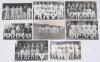 Kent C.C.C. 1922-1937. Eight mono real photograph postcards of Kent teams of the period. Players featured include Troughton, Cornwallis, Woolley, Hardinge, Freeman, Ashdown, Levett, Todd, Valentine, Ames, Chapman, Chalk, Davies etc. Publishers include B.C