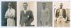 Kent C.C.C. signed postcards 1930s. Four mono and sepia real photograph postcards, each depicting a Kent player three quarter length wearing cricket attire and signed to the photograph by the featured player. Postcards are Les Todd (Kent 1927-1950), a you