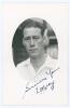 Lawrence Herbert ‘Laurie’ Gray. Middlesex 1934-1951. Mono real photograph postcard of Gray, head and shoulders in cameo. Very nicely signed in ink by Gray. Official stamp to verso for A. Wilkes & Son, West Bromwich. Very good condition.