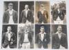 Sussex C.C.C. 1930s. Eight mono/ sepia real photograph postcards of Sussex players, each depicted three quarter length wearing cricket attire and blazer. Players are Ted Bowley, Jim Cornford, Tich Cornford, Jim Hammond, John Langridge, Harry Parks, Jim Pa