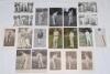 Sussex C.C.C. Early 1900s. A good selection of nineteen mono and colour printed postcards of Sussex players in batting, bowling, head and shoulders poses etc. Mono postcards feature K.S. Ranjitsinhji (Wrench Series No. 1379) and another similar in colour 