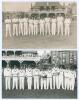 Scarborough Cricket Festival 1933 & 1938. &lsquo;Yorkshire Champion County&rsquo;. Two sepia/ mono real photograph postcards of Yorkshire teams at Scarborough for matches v. M.C.C. in 1933 and 1938, the players depicted wearing cricket attire standing in one row in f