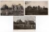 Clifton College Cricket Ground 1903-1950s. Seven mono postcards, mainly real photographs, all featuring cricket at Clifton College. Includes two published by J.B. & S.C., one, a rare and beautiful postcard with red, white and blue decorative raised border - 3