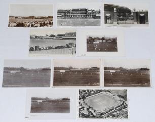 Lord’s and The Oval. 1908 onwards. A good selection of real photograph, mono and colour postcards of scenes at Lord’s and Kennington Oval, the majority modern with some earlier. Includes twenty eight postcards of Lord’s depicting matches in play, Grace Ga