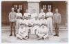 ‘Europeans’ player postcards 1915. Three original sepia real photograph postcards of members of the Europeans cricket team playing in India in 1915. Each postcard nicely signed in black ink to the image by the featured player. Postcards are Kenneth Edward - 3