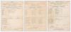 &lsquo;Gentlemen v. Players&rsquo; 1881-1883. Three early original scorecards for matches played at Kennington Oval 30th June- 2nd July 1881, 29th June- 1st July 1882, and 28th- 30th June 1883. The 1882 scorecard with complete printed scores, the others incomplete. I
