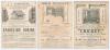 &lsquo;Gentlemen v. Players&rsquo; 1881-1883. Three early original scorecards for matches played at Kennington Oval 30th June- 2nd July 1881, 29th June- 1st July 1882, and 28th- 30th June 1883. The 1882 scorecard with complete printed scores, the others incomplete. I - 2