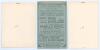 Cambridge University C.C. 1891 & 1892. Three early original scorecards, all with complete printed scores. Matches are v. M.C.C. & Ground at Lord&rsquo;s 22nd- 24th June 1891, M.C.C. (283) beat Cambridge (36 & 113) by an innings and 134 runs. Also two for matche - 2