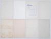 Hampshire C.C.C. 1899-1909. Eight original scorecards for County matches played by Hampshire, unless stated all at Southampton with complete printed scores. Matches are v. Worcestershire 24th- 26th August 1899, Hampshire won by 52 runs, printed and handwr - 2