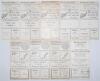 Essex C.C.C. 1906-1933. Nineteen original scorecards for Essex matches all played at Leyton with one exception. The eight earlier scorecards with complete printed scores. Matches are v. Yorkshire 28th- 30th June 1906, v. Lancashire 26th- 28th July 1906, v - 4