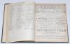 &lsquo;Cricket: A Weekly Record of the Game&rsquo;. Volume I. Numbers 1-21 (10th May to 28th September 1882). Complete with title-page and contents page to front. Illustrated. Original publishers cloth with titles in gilt. Minor wear to head and foot of spine, odd ne - 2